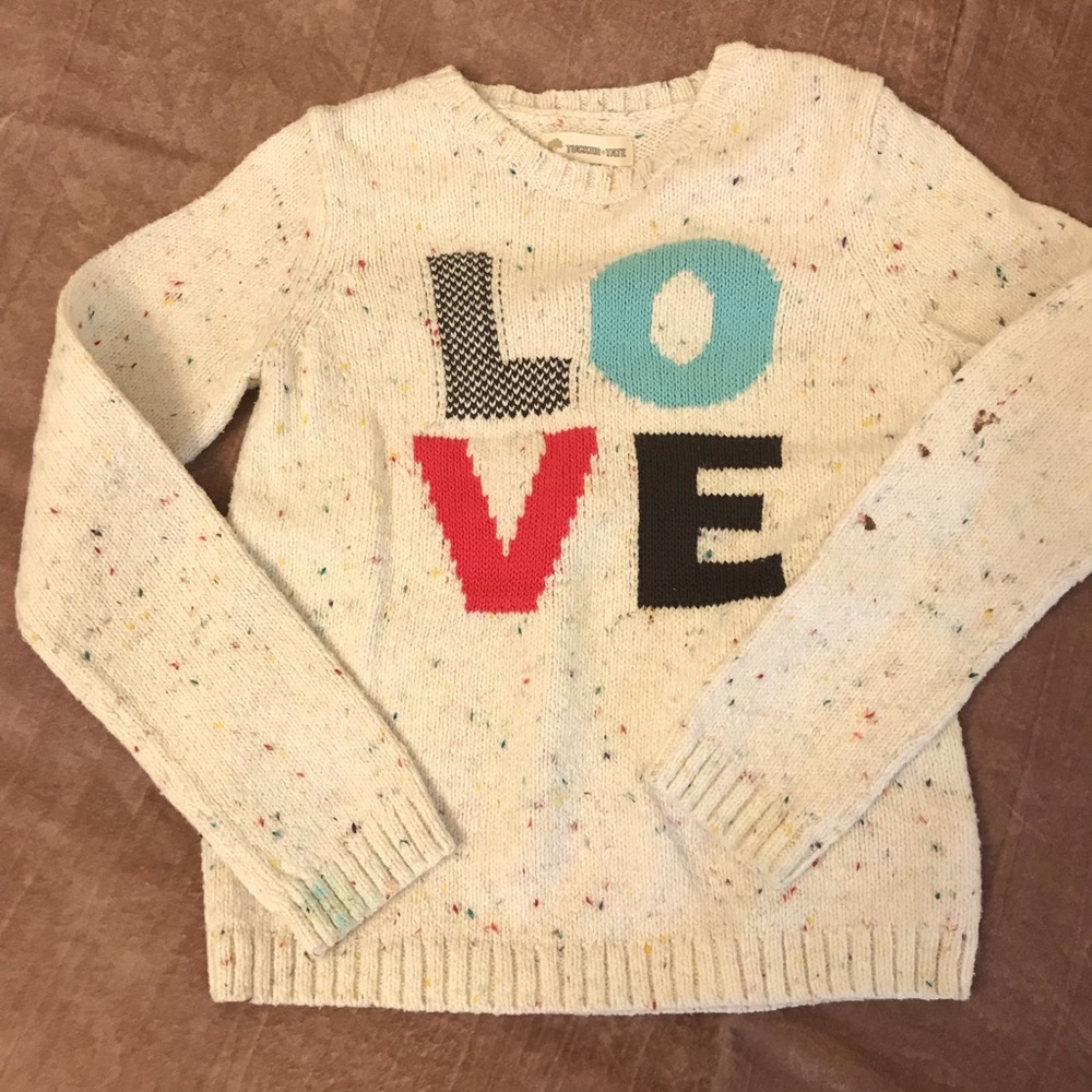 Tucker + Tate 6 girls love sweater